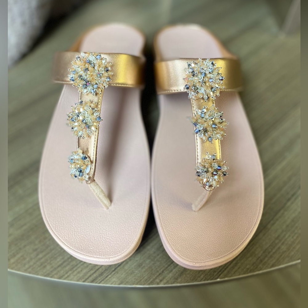 MBT Gold and Pink Women's Sandals